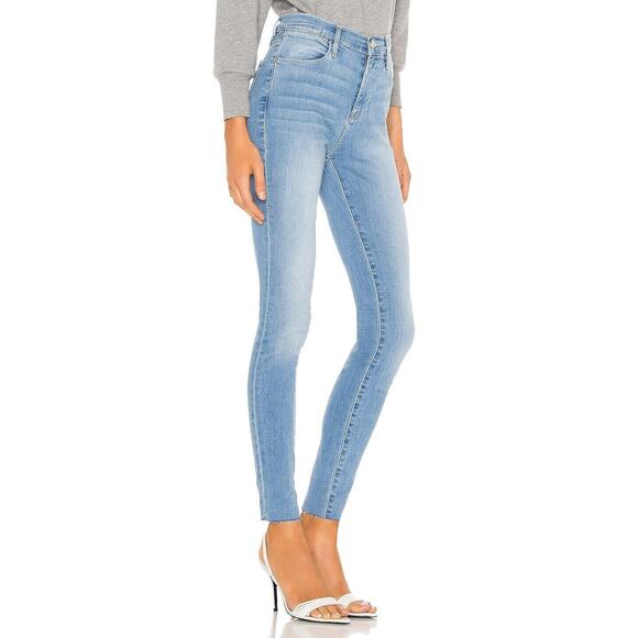 Frame Le High Skinny Raw After in Europa Wash - Picture 5 of 9